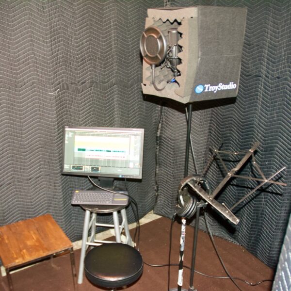 Vocal recording session